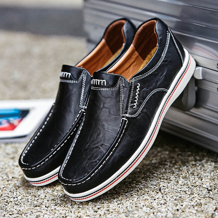 Casual leather shoes