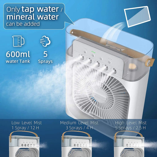 FanPro™ 3-in-1 Humidifier Air Adjustment Fan